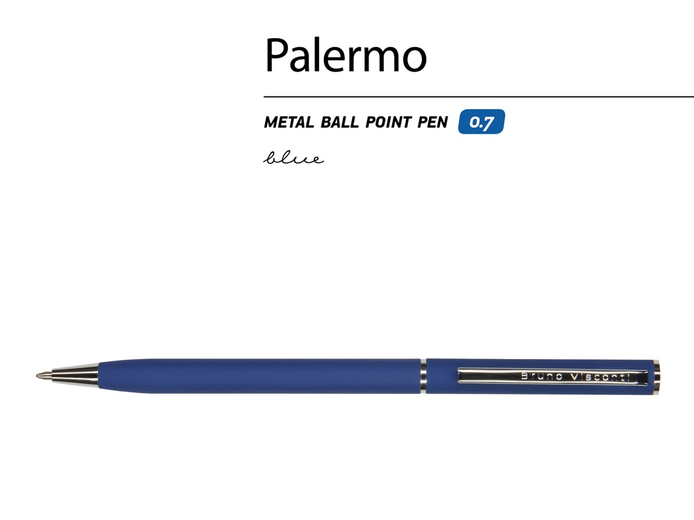 Ручка металлическая шариковая Palermo
